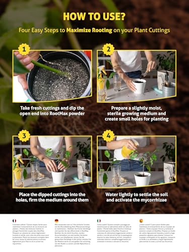 RootMax Mycorrhizal Fungi Rooting Powder - Organic Inoculant (500g)