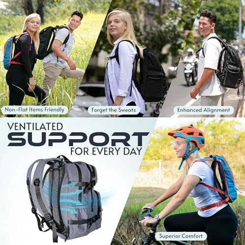 VentaPak Lightweight Backpack Ventilation Spacer – Mesh Airflow Frame