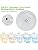 DINGLILIGHTING 45W LED Flush Mount Ceiling Light | 23" Low Profile Silver