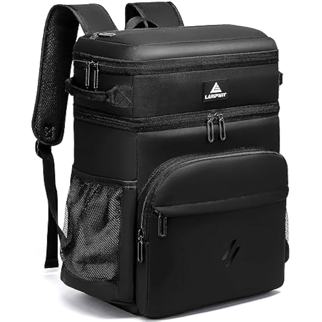 Laripwit 54-Can Insulated Cooler Backpack | Leak-Proof PU Leather Rucksack