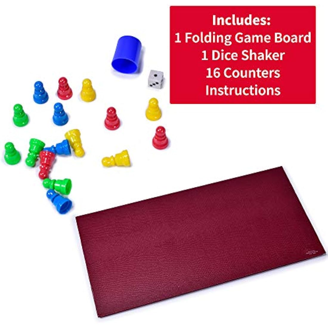 KandyToys M.Y Ludo Board Game – Classic Family Strategy Set for 2-4 Players