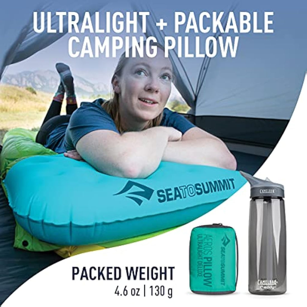 Sea to Summit Aeros Ultralight Deluxe Pillow XL – Inflatable Sea Foam
