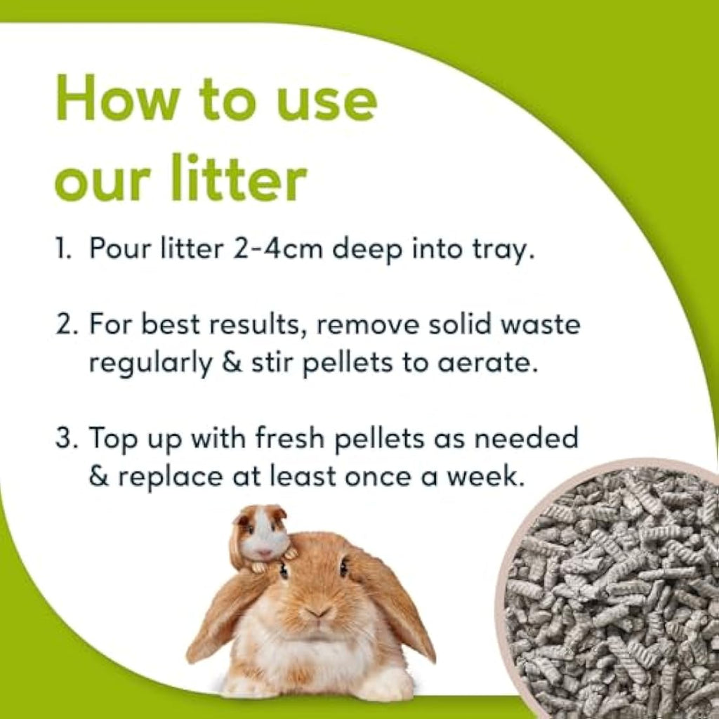 Back 2 Nature Recycled Paper Litter & Bedding for Small Pets | 10L