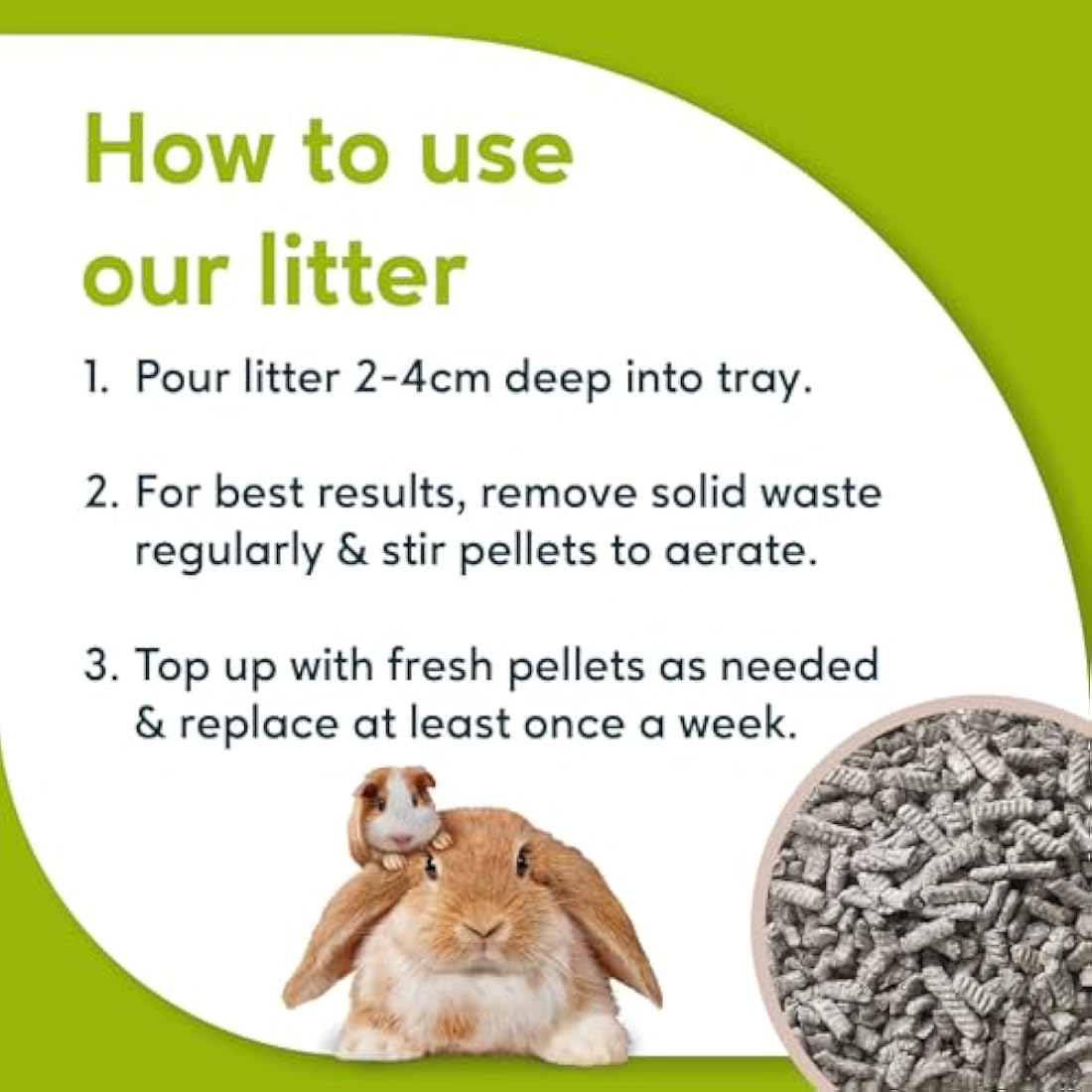 Back 2 Nature Recycled Paper Litter & Bedding for Small Pets | 10L
