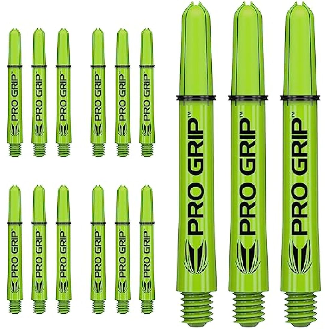 Target Darts Pro Grip Shafts – Aqua Nylon Medium 48mm (15 Pack)