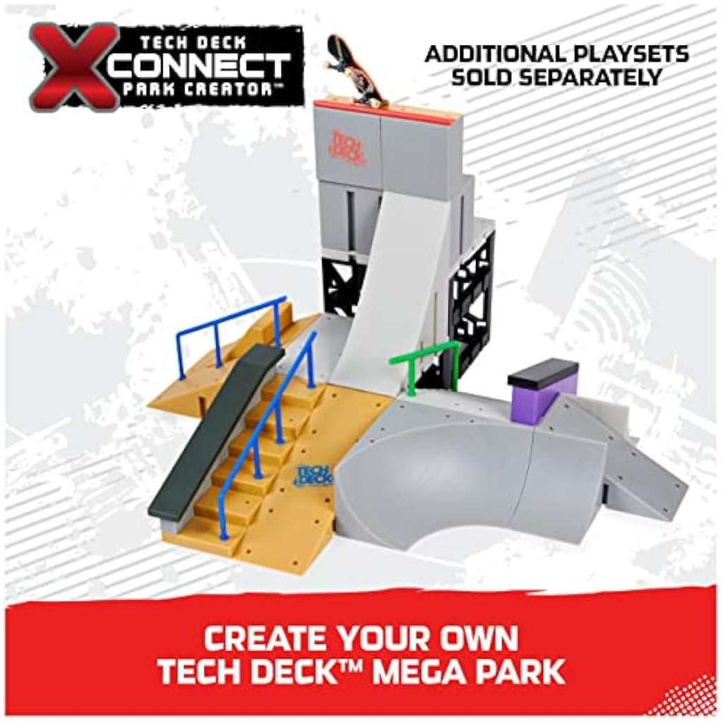Tech Deck Bowl Builder X-Connect Park Creator – Fingerboard Ramp Set