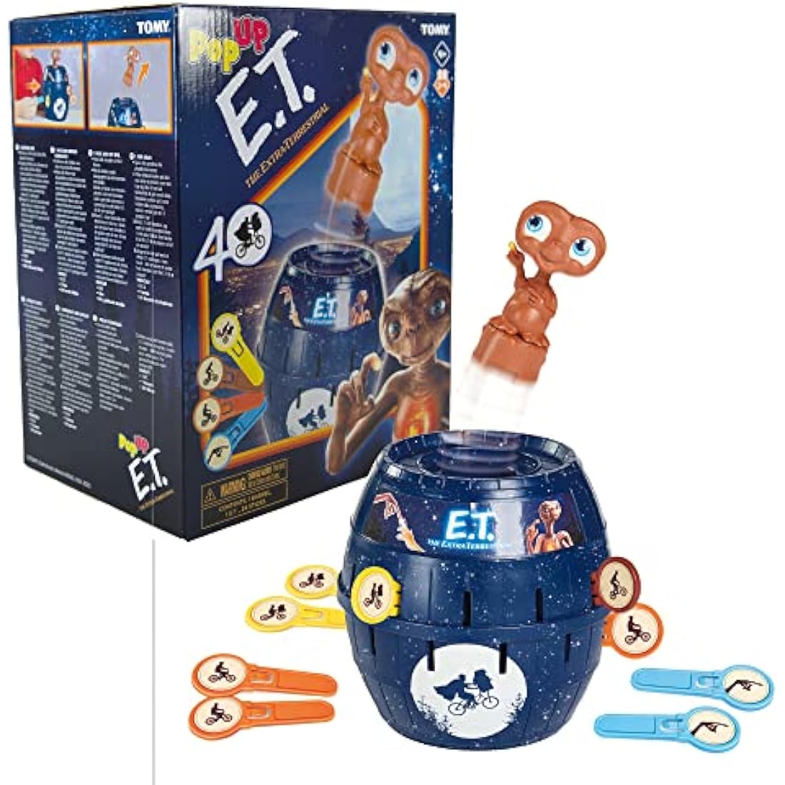 TOMY Pop Up E.T. Kids Board Game – Interactive Family Toy for Ages 4+