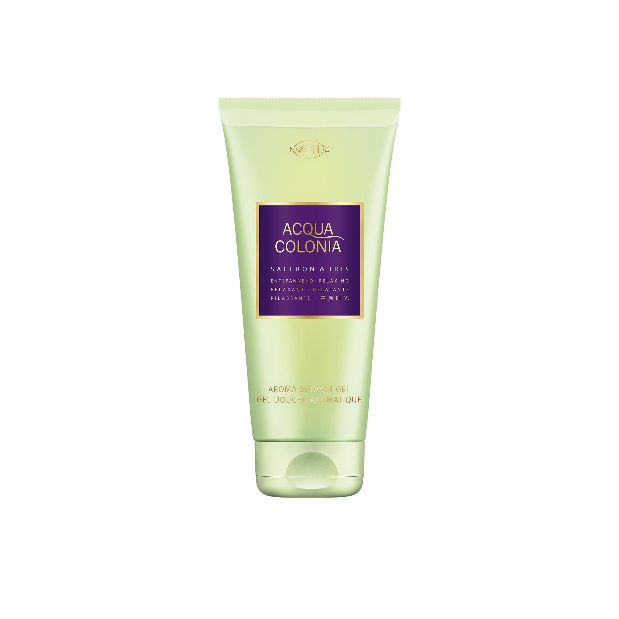 4711 Acqua Colonia Saffron & Iris Shower Gel - Luxury Body Wash 200ml