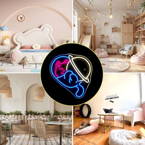 Horseneon Astronomical Cat Neon Sign – Dimmable LED Wall Decor