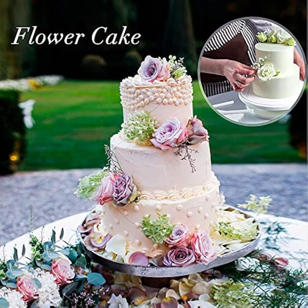 Jolof Store 60 Pcs Plastic Flower Tubes | 3 Sizes Posy Picks for Cakes