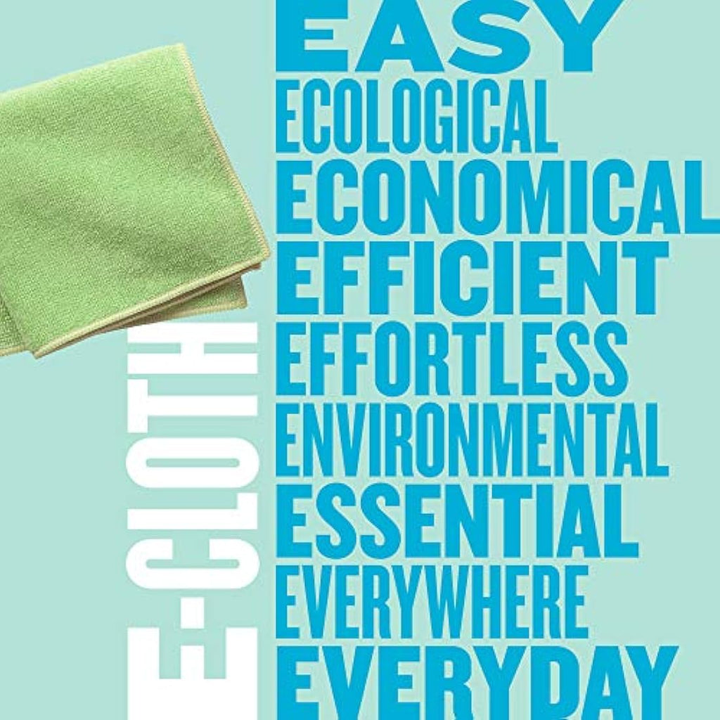 E-Cloth General Purpose Microfibre Cleaning Cloth, Green, 10 Pack