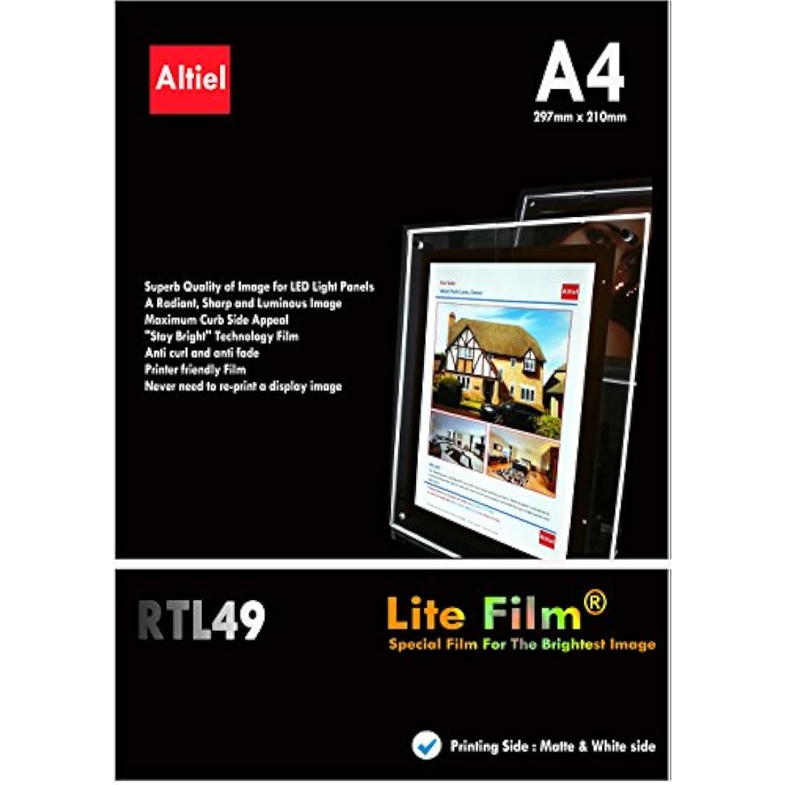 Jolof Store Backlit Film | A4 Inkjet & Laser Paper for LED Lightboxes