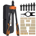 Proster 14" Rivet Nut Tool Kit | Heavy Duty 150pc Set with 6 Metric Mandrels