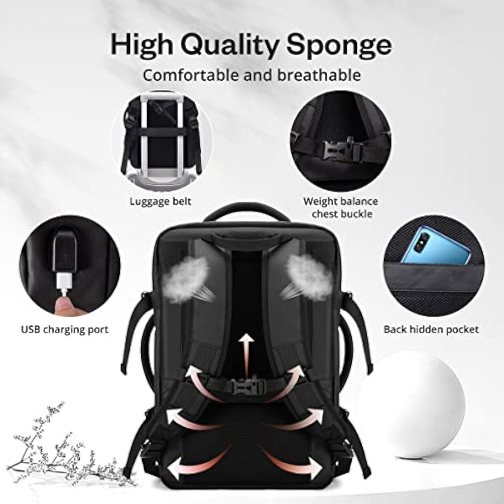 Heroic Knight 17.3 Inch Laptop Backpack – Water Resistant Travel Bag