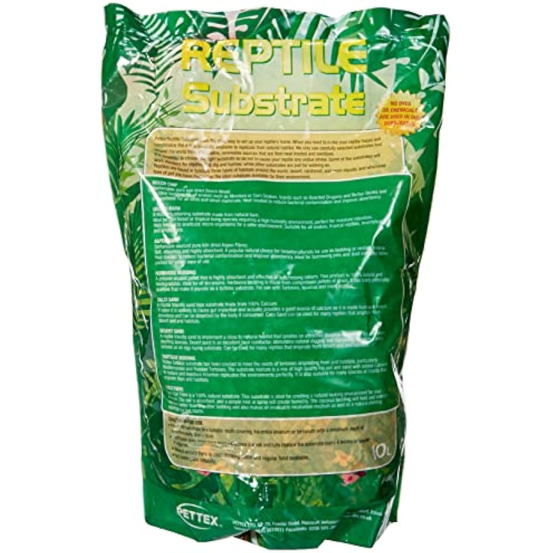 Pettex Beech Chips Reptile Substrate - Natural Absorbent Bedding 10L