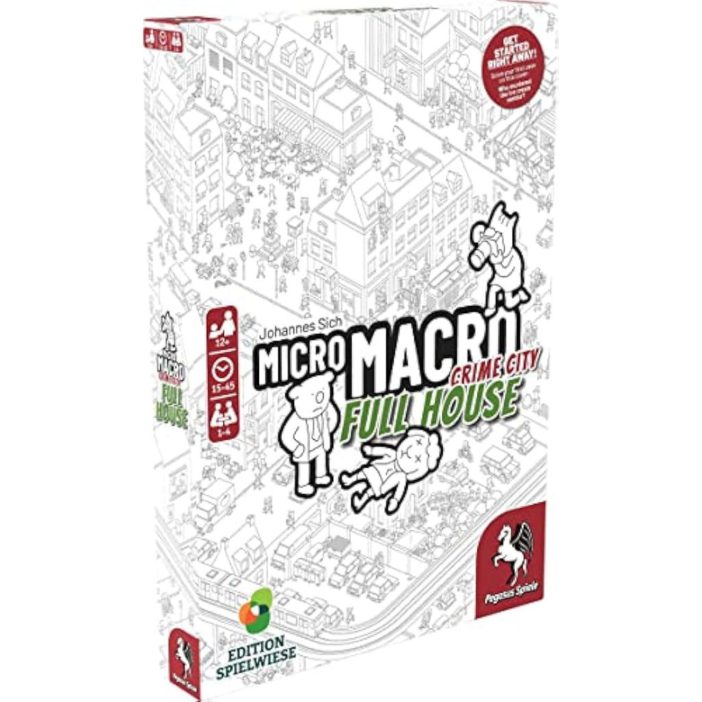 MicroMacro: Crime City – Full House Board Game by Pegasus Press