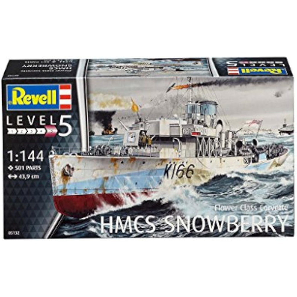 Revell HMCS Snowberry Flower Class Corvette 1:144 Scale Model Kit