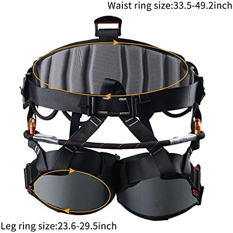 Jolof Store Half Body Safety Harness – Adjustable Climbing & Rescue Belt