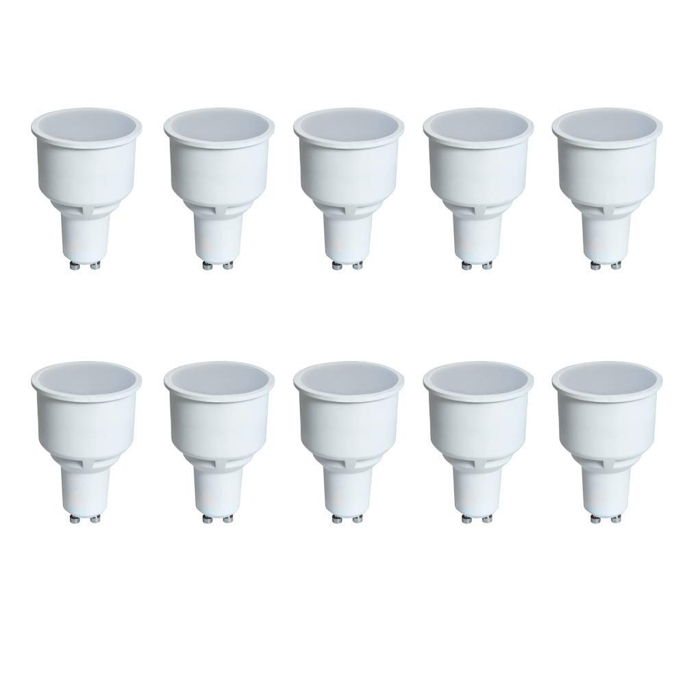 Crompton GU10 LED Long Neck Reflector Bulbs | 2700K Warm White | 10 Pack