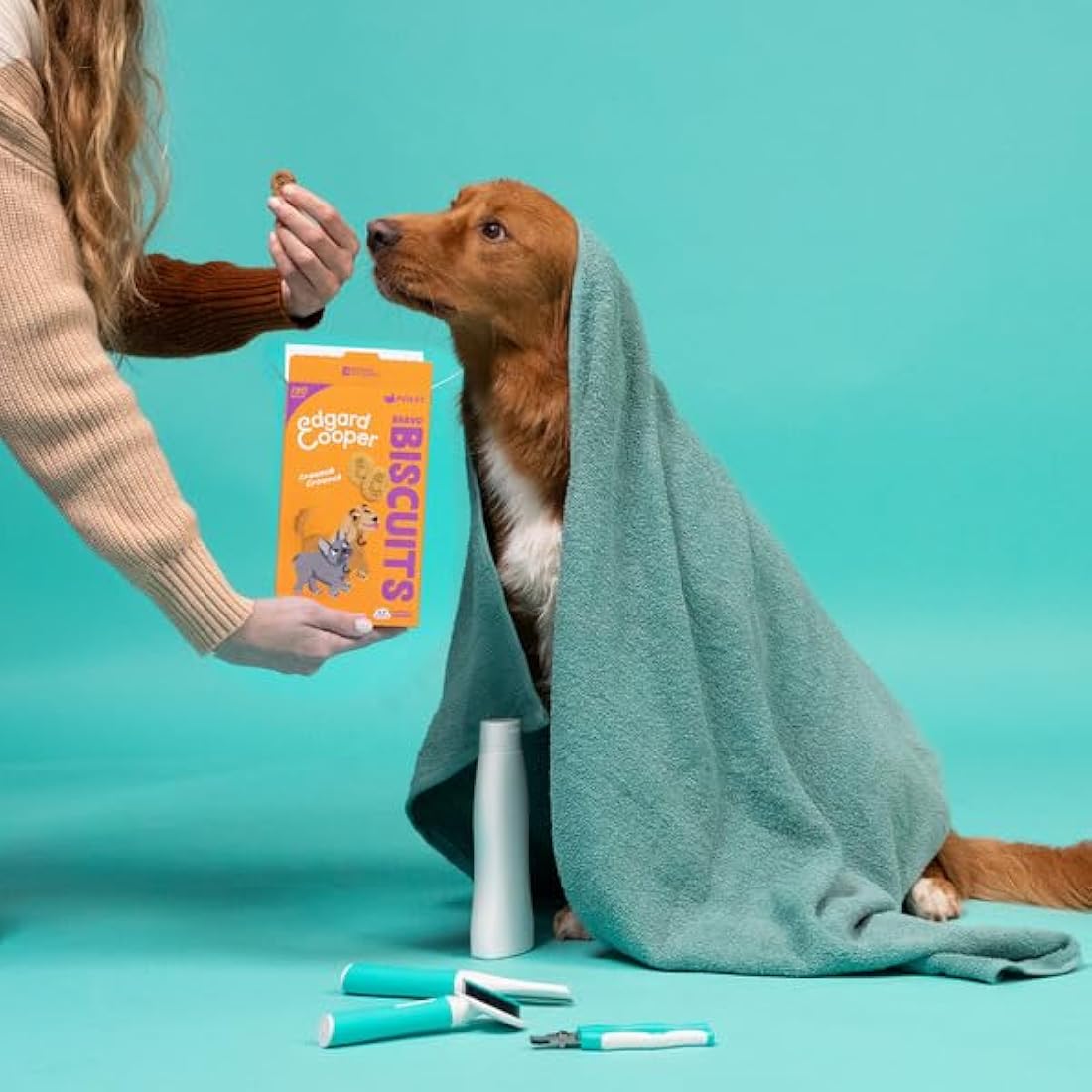 Edgard Cooper Grain Free Dog Treats | Salmon & Chicken Biscuits (7x400g)