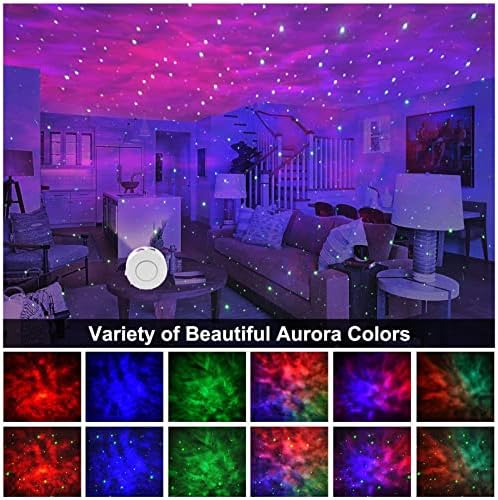 Immver Smart WiFi Galaxy Star Projector – RGB LED Nebula Night Light