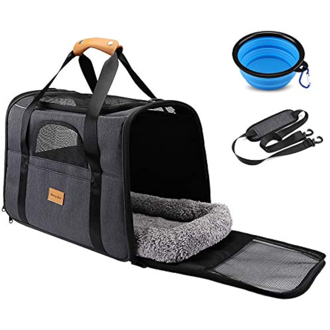 Morpilot Portable Pet Carrier Bag – Breathable Mesh Cat & Dog Travel Bag