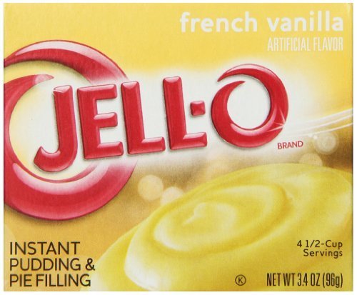 Jell-O French Vanilla Instant Pudding and Pie Filling Mix – 6 Pack