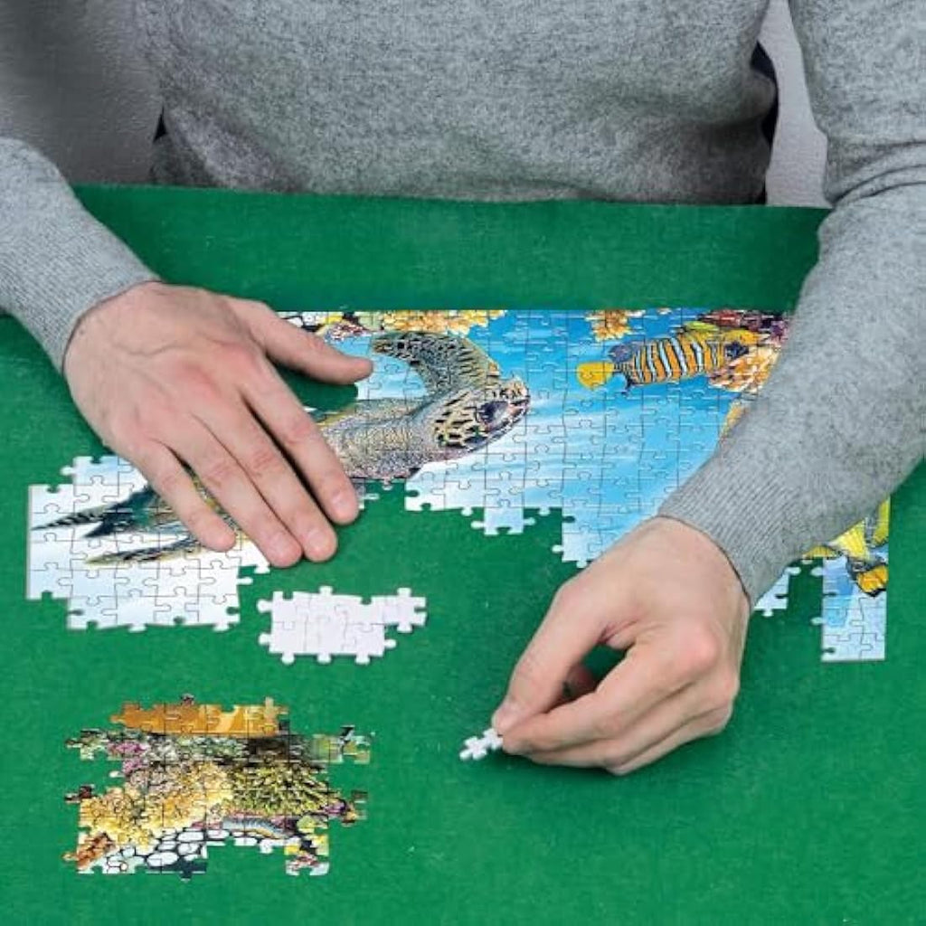 Clementoni Portable Puzzle Mat – Durable Plastic Storage for Kids