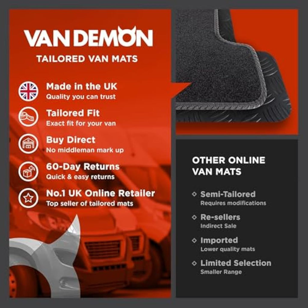 Toyota Hilux (2005-2011) Tailored Rubber Floor Mats – Waterproof Heavy Duty