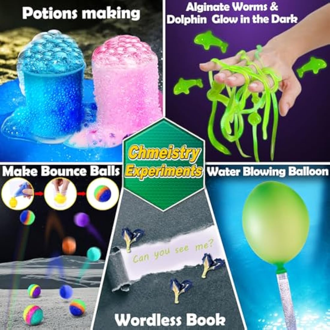 UNGLINGA 150 Experiments Science Kit | STEM Chemistry Set for Kids
