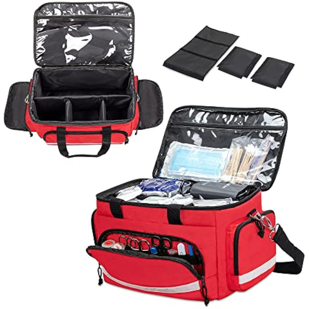 Damero First Responder Bag | EMT Trauma Medical Bag with Dividers