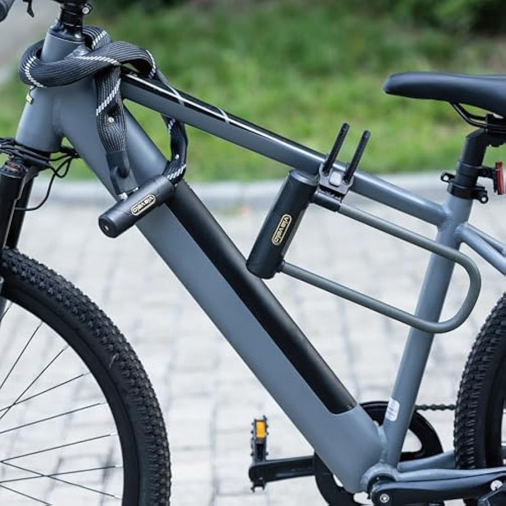 Via Velo Heavy-Duty Bike U-Lock and Chain Set | Sold Secure Gold