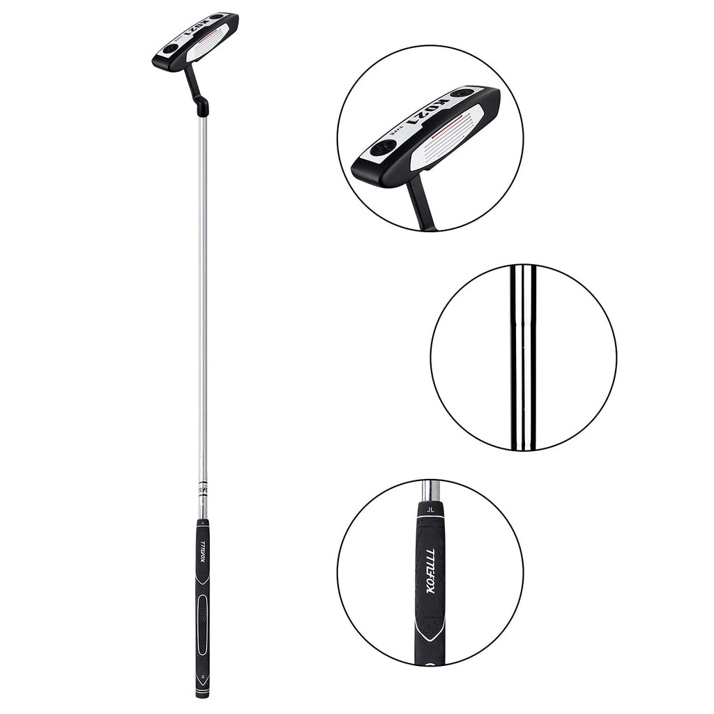 KOFULL Men's Golf Putter – 35 Inch Zinc Alloy Club with Rubber Grip
