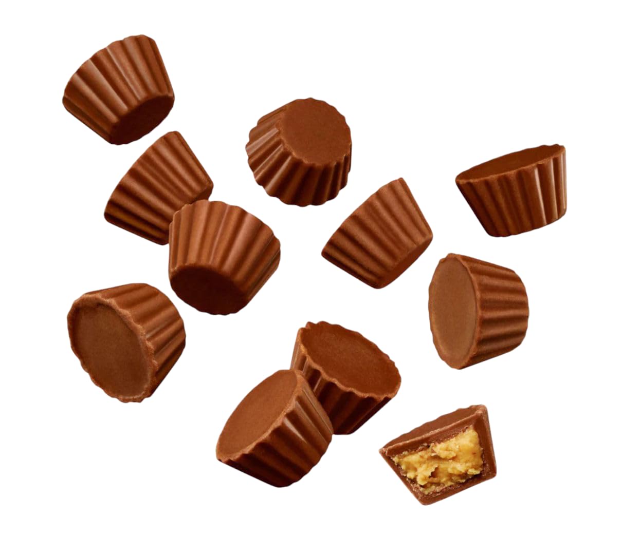 Jolof Store Milk Chocolate Peanut Butter Mini Cups - 500g Bulk Bag