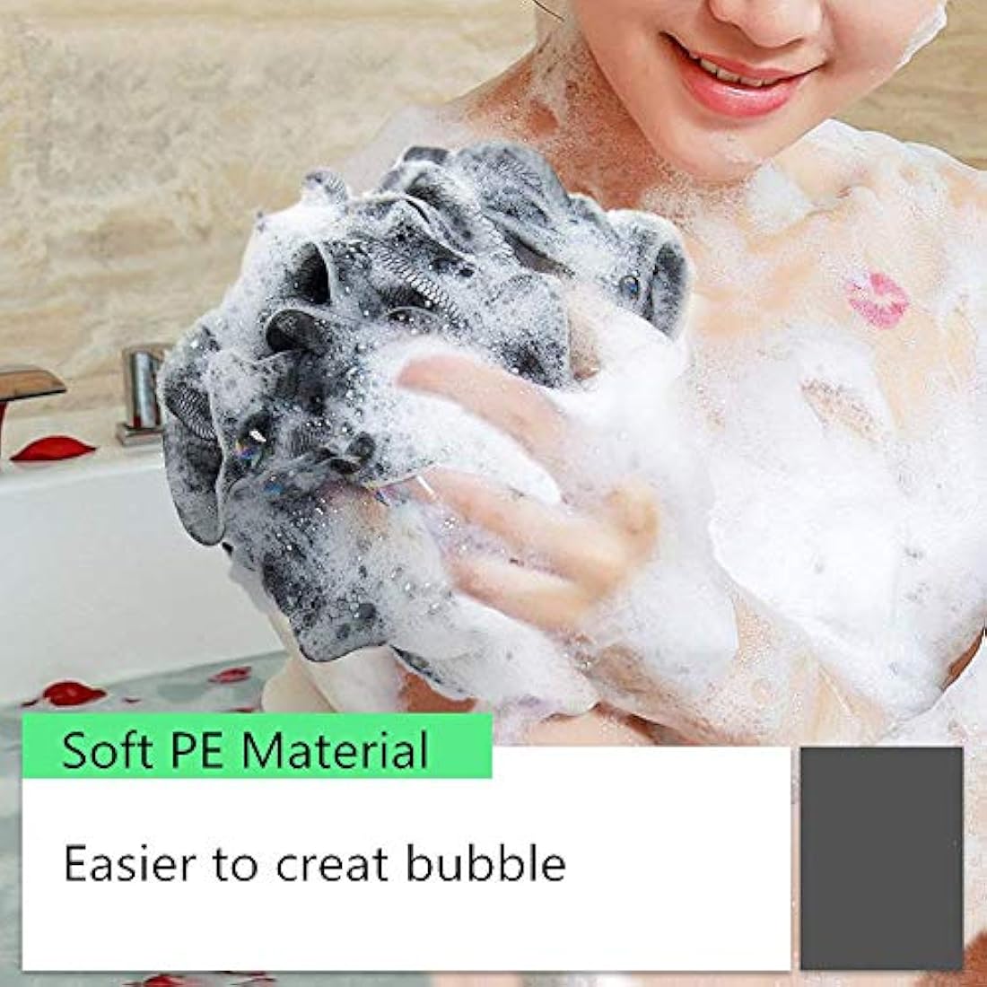 Jolof Store Mesh Bath Loofah – 3 Pack Exfoliating Body Scrubber (60g)