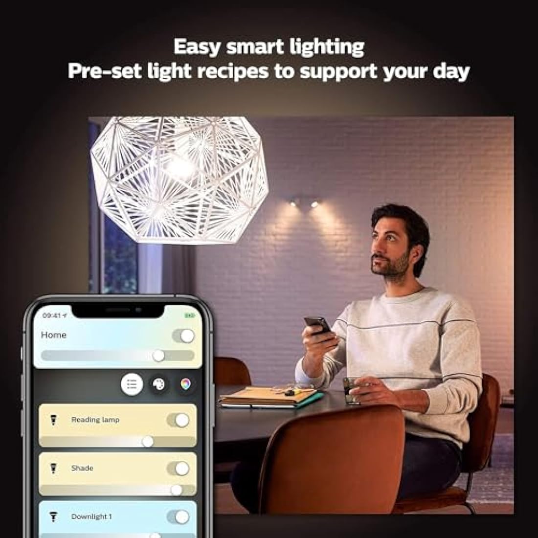 Philips Hue White Ambiance Smart LED Bulb – B22 Bayonet, 1100 Lumens