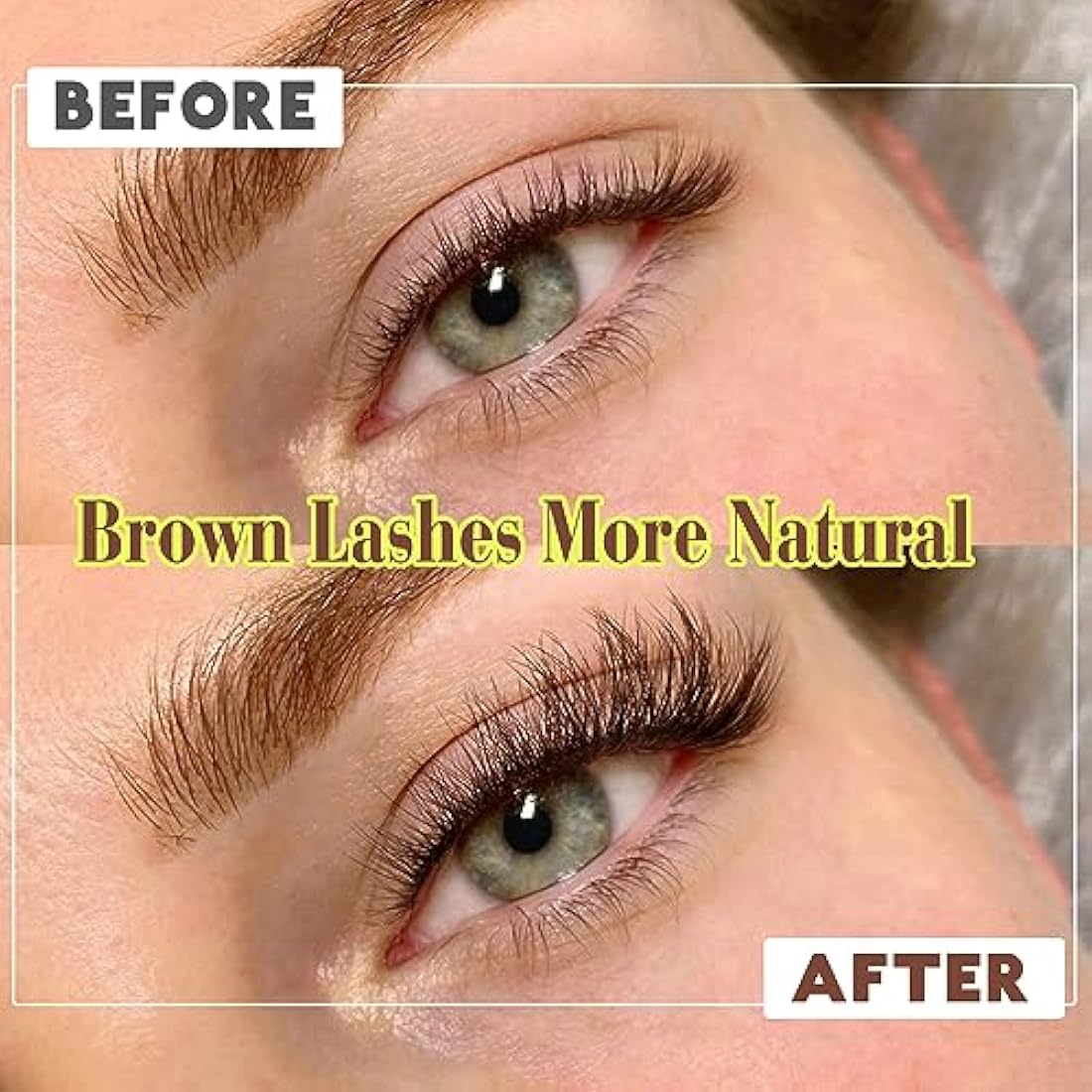 ALICE Brown False Eyelashes | 17mm Wispy Cat Eye Faux Mink - 8 Pairs