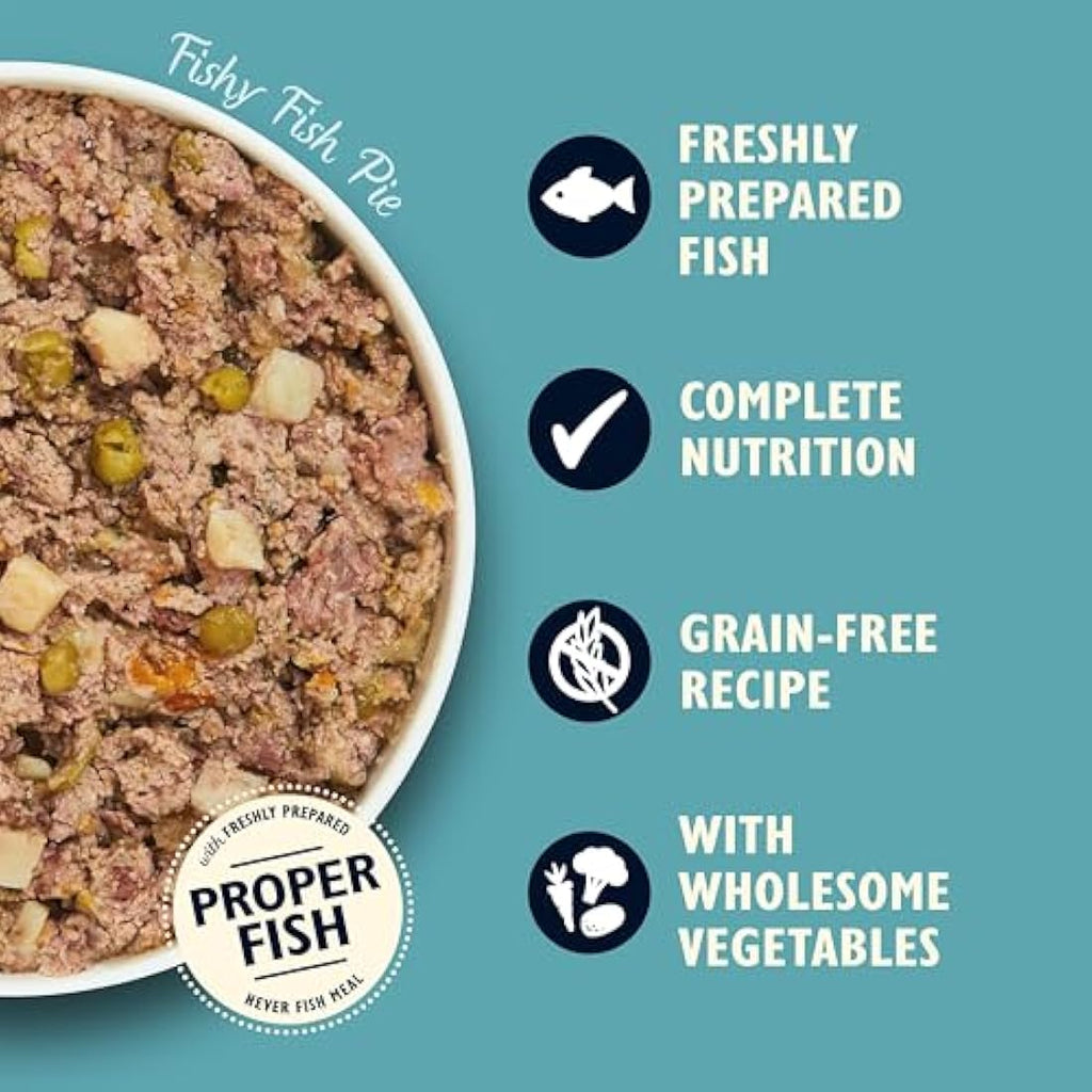 Lily's Kitchen Fishy Fish Pie Grain-Free Wet Dog Food - 10 x 150g