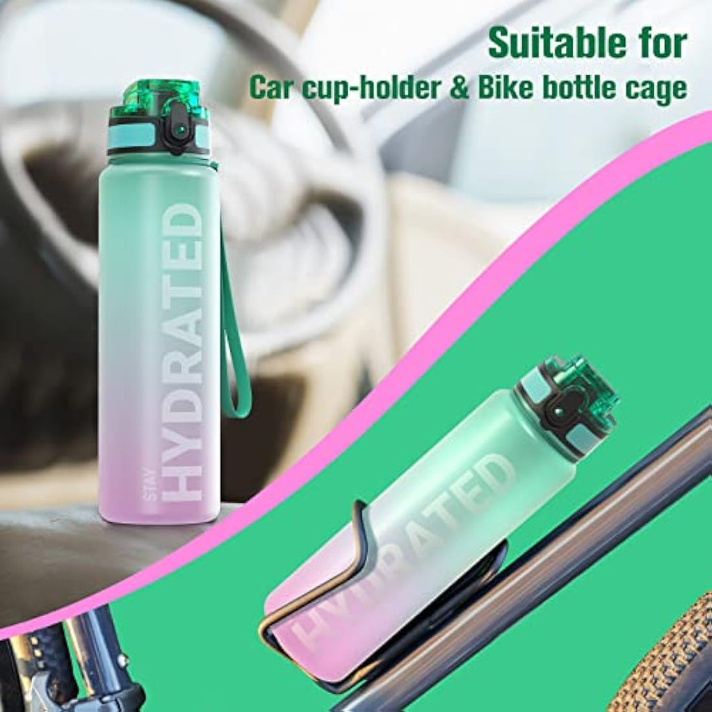 Sahara Sailor Motivational Water Bottle | 1L Tritan BPA Free Leakproof