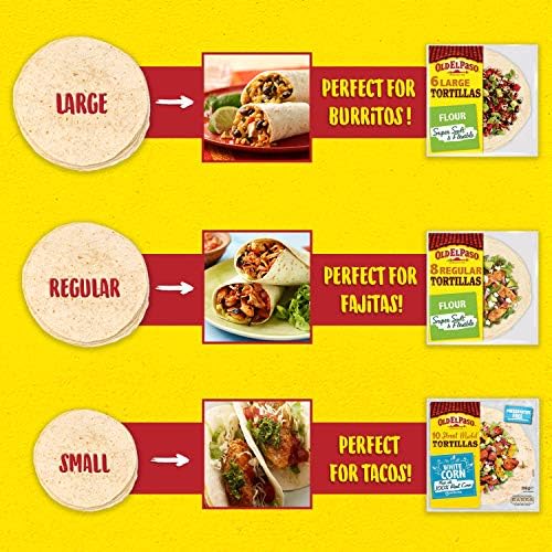 Old El Paso Gluten Free Tortilla Wraps – Corn & Quinoa (Pack of 12)