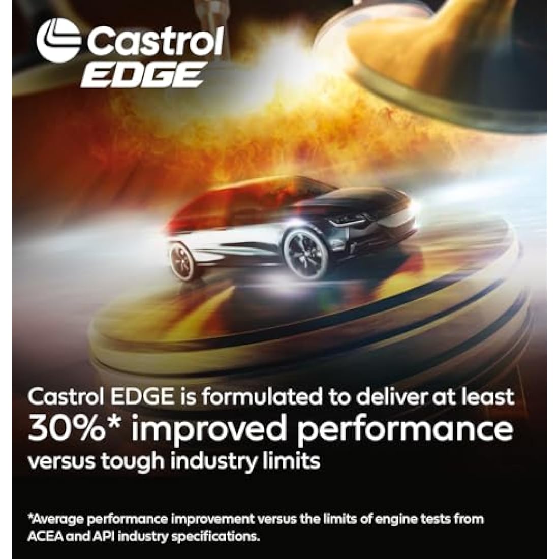 Castrol Edge 0W-30 LL Longlife Synthetic Engine Oil - 1L Gold