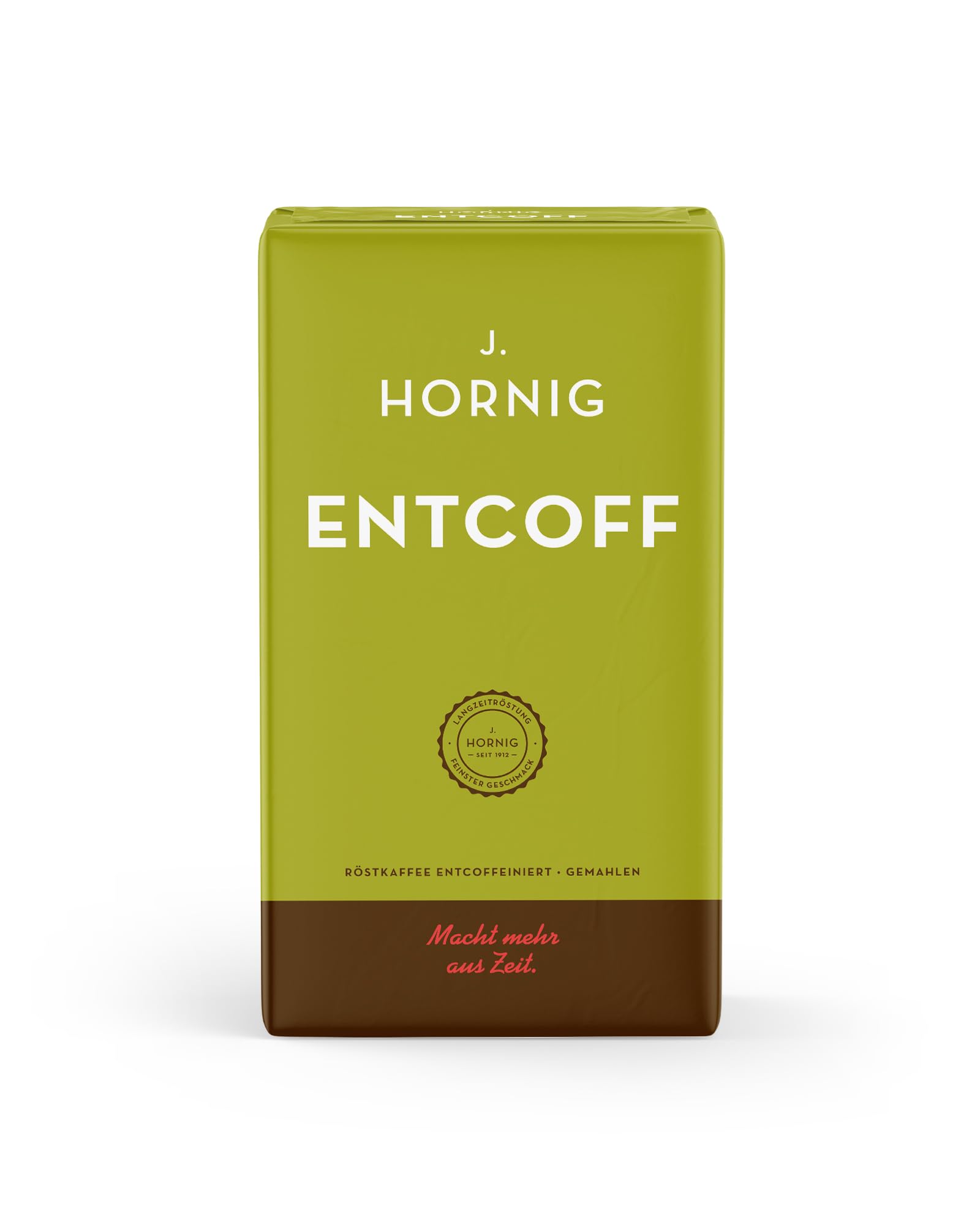 J. Hornig Entcoff Decaffeinated Ground Coffee - Mild Arabica Blend, 500g