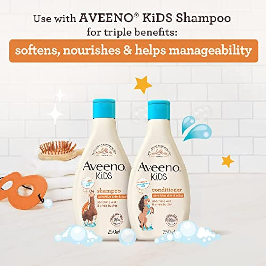 Aveeno Kids Conditioner 250ml – Detangling Oat & Shea Butter