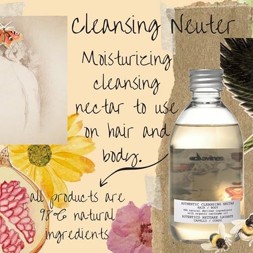 Davines Authentic Formulas Cleansing Nectar - Organic Hair & Body Wash 280ml