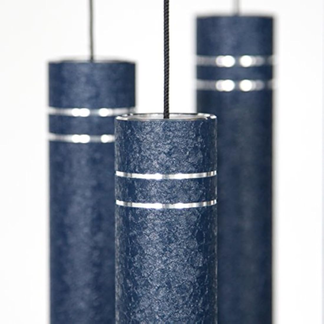 Arabesque 36-Inch Windchime – Sapphire Blue Handcrafted Outdoor Decor