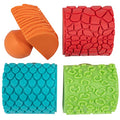 READY 2 LEARN Animal Rockers - Set of 4 Easy Grip Paint and Dough Stampers