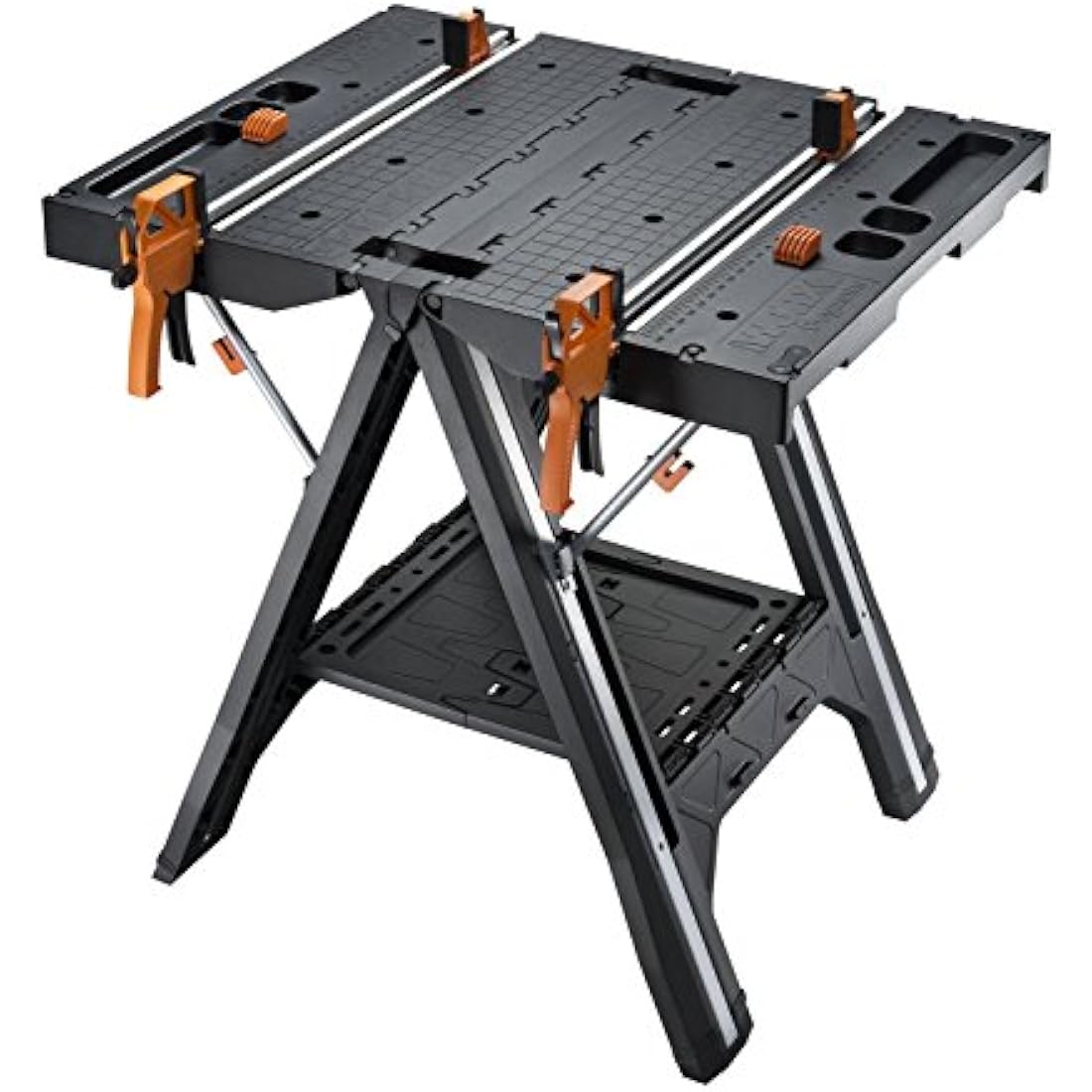 Worx Pegasus Folding Work Table & Sawhorse with Integrated Clamps