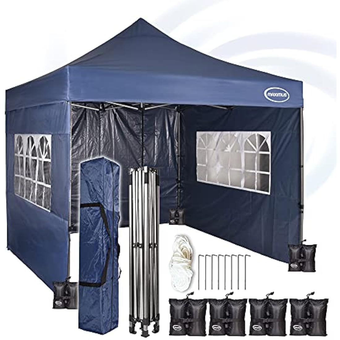 Jolof Store 3x3m Heavy Duty Pop Up Gazebo | Waterproof Market Stall - Blue