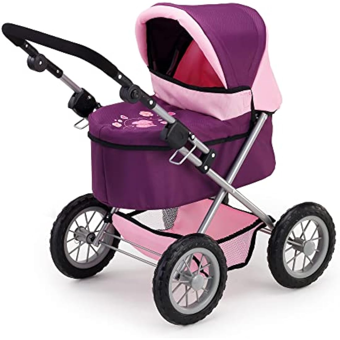 Bayer Design Trendy Dolls Pram – Foldable Toy Stroller with Bag