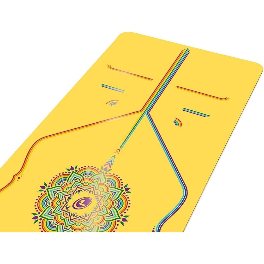 Liforme Printed Yoga Mat – Non-Slip Eco-Friendly with Alignment System